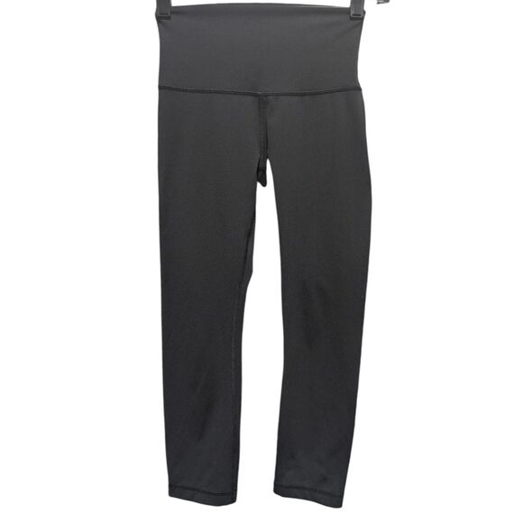 LULULEMON ATHLETICA Wunder Under Crop (Hi-Rise) Full-On Luxtreme 21' Size 2 - Picture 3 of 4